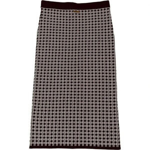 Michael Michael Kors Geometric Knit Pencil Skirt
